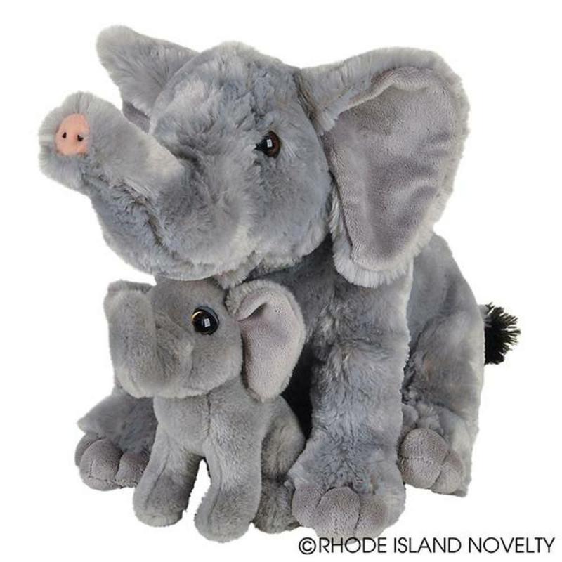 Animals 11" And 5.5" Birth Of Life Elephant Plush | Elephants Animals (C-E) Animals