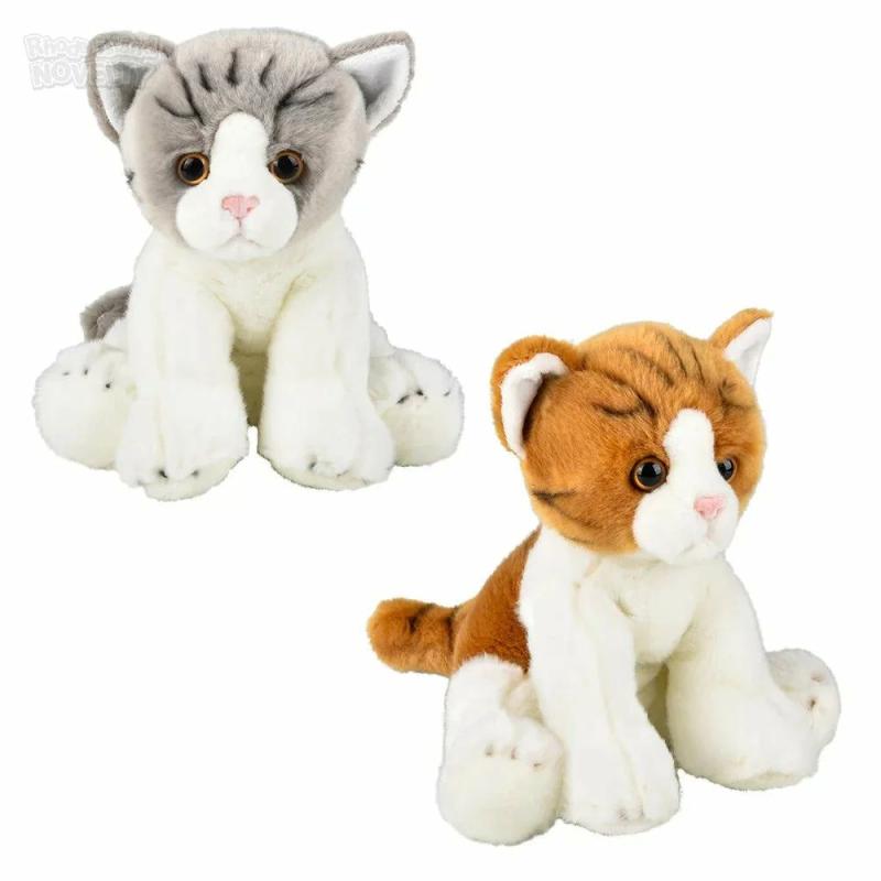 Animals 12" Heirloom Floppy Striped Cat | Cats Animals (C-E) Animals