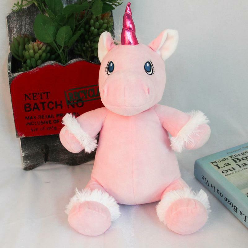 Animals 12" Soothing Pink Unicorn Plush Toy Doll | Unicorns Animals (T-Z) Animals