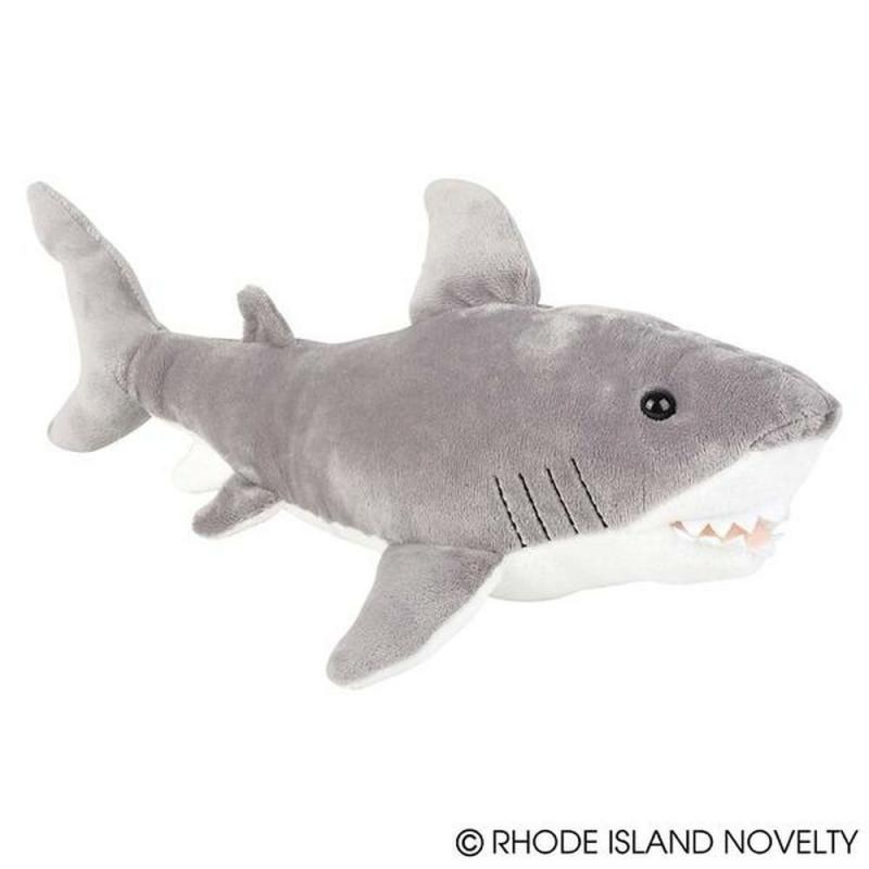 Animals 14" Animal Den Great White Shark Plush | Sharks Animals (S) Animals