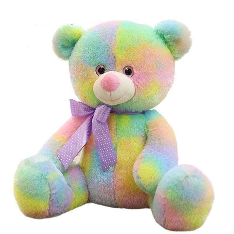 Animals 15" Rainbow Teddy Bear Plushie | Teddy Bears Animals (T-Z) Animals