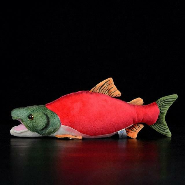 Animals 17" Sockeye Salmon Plush, Lifelike, Realistic Fish Plush Toys Stuffed Animal Dolls | Fish Animals (F-H) Animals