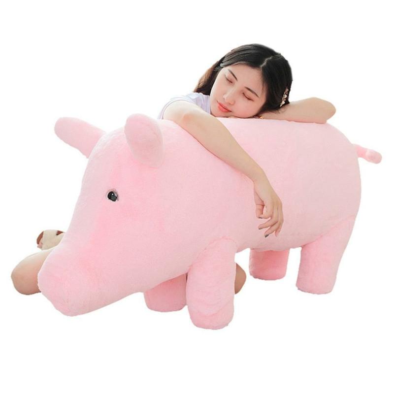 Animals 43” Giant Simulation Pig Lifelike Plush Stuffed Swine Toy | Pigs Animals (P-R) Animals