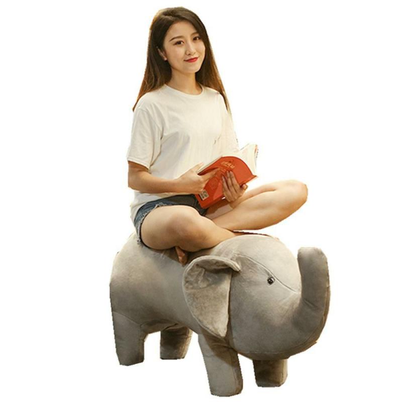 Animals 51‘’ Giant Stuffed Elephant Lifelike Plush Simulation Toy | Elephants Animals (C-E) Animals