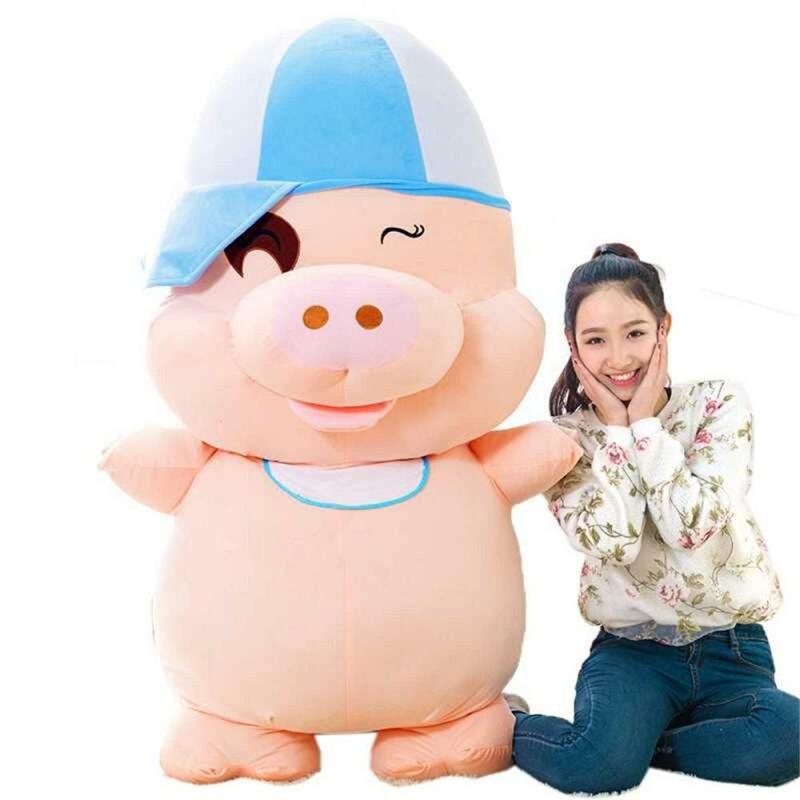 Animals 56" Cute Giant Stuffed Mcdull Pig Plush Toy | Pigs Animals (P-R) Animals