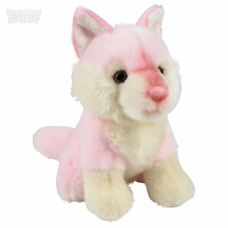 Animals 7" Heirloom Brights Pink Wolf | Wolves Animals (T-Z) Animals