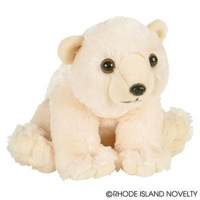 Animals 8" Animal Den Polar Bear Plush | Teddy Bears Animals (T-Z) Animals