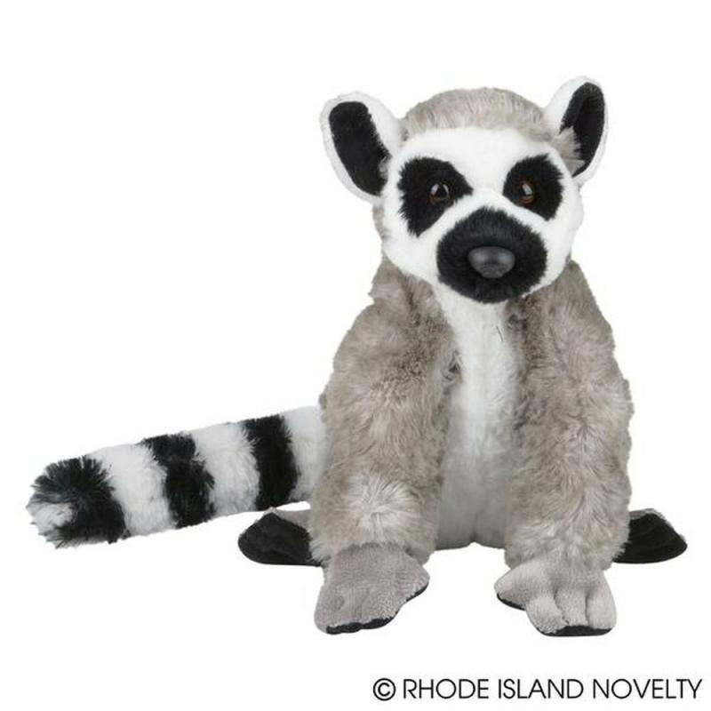 Animals 8" Animal Den Ring Tail Lemur Plush | Lemurs Animals (K-O) Animals