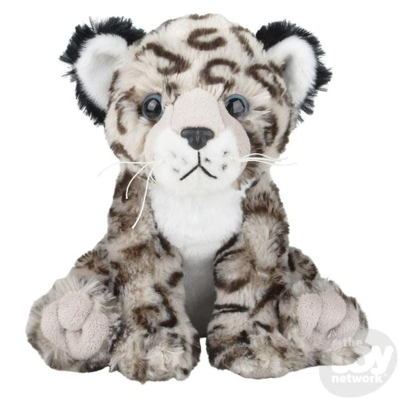 Animals 8" Animal Den Snow Leopard Plush | Leopards Animals (K-O) Animals