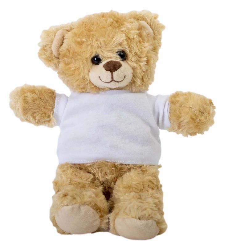 Animals 8" Happy Teddy Bear w/ Custom Tee | Teddy Bears Animals (T-Z) Animals