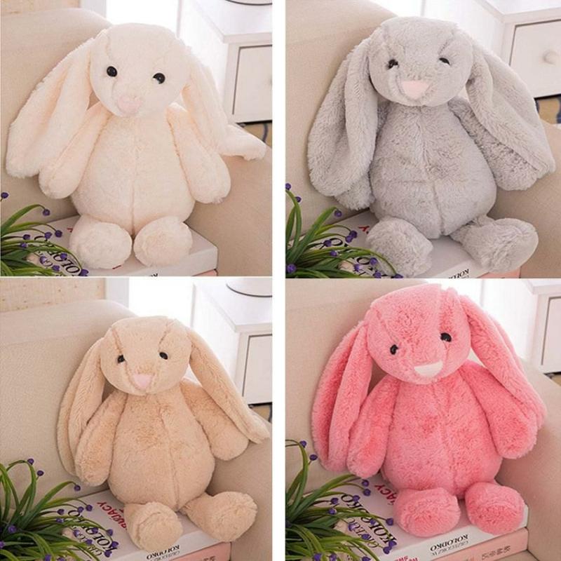 Animals 9.5" Kawaii Mini Big-ear soft stuffed Rabbits Plushie Fluffy Toys | Bunnies Animals (A-B) Animals