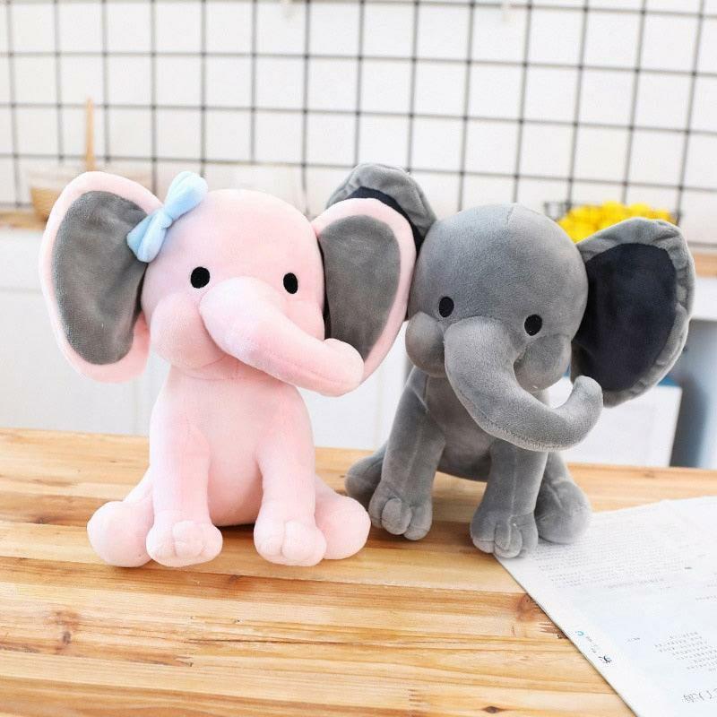 Animals 9" Baby Room Sleeping Elephant Plush Toys | 25cm | Elephants Animals (C-E) Animals