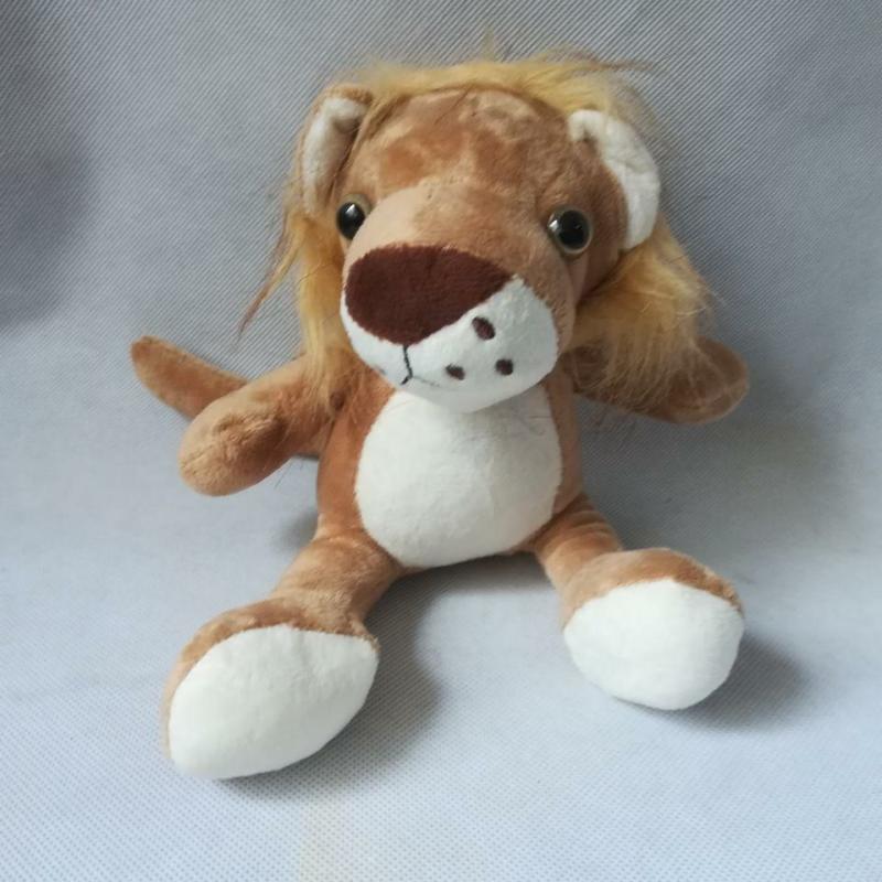 Animals about 8" sitting jungle lion plush toy | Lions Animals (K-O) Animals