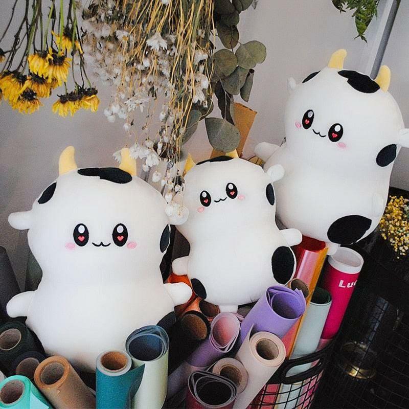 Animals Adorable Animal Cartoon Cows Stuffed Plush Toy | 32cm | Cows Animals (C-E) Animals