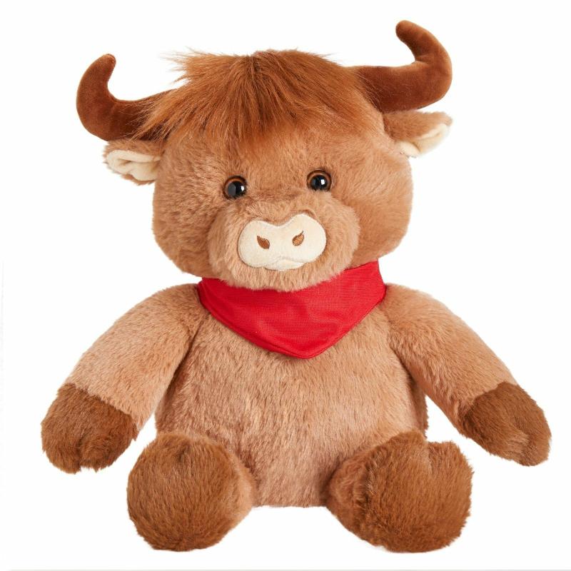 Animals Adorable Highland Cow Plushie | Cows Animals (C-E) Animals