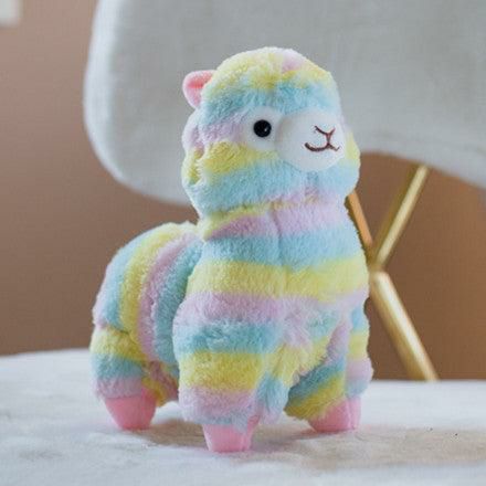 Animals Adorable Rainbow Alpaca | 20cm | Llamas Animals (K-O) Animals