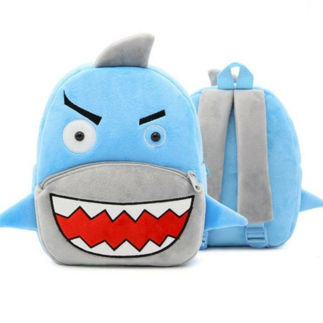 Animals Baby Shark Plush Backpack for Kids | Sharks Animals (S) Animals