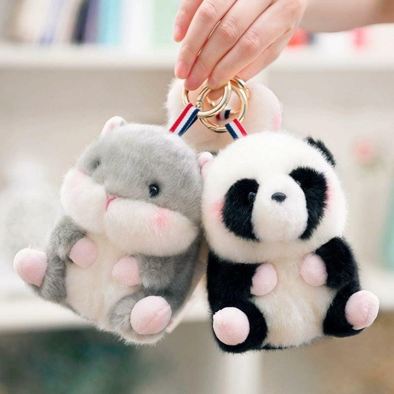 Animals Ball Shape Panda Pandent Plush toy | 3In-4In | Pandas Animals (P-R) Animals