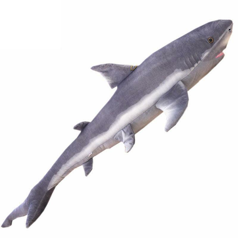 Animals Big Imitation shark doll plush toy | 100cm | Sharks Animals (S) Animals