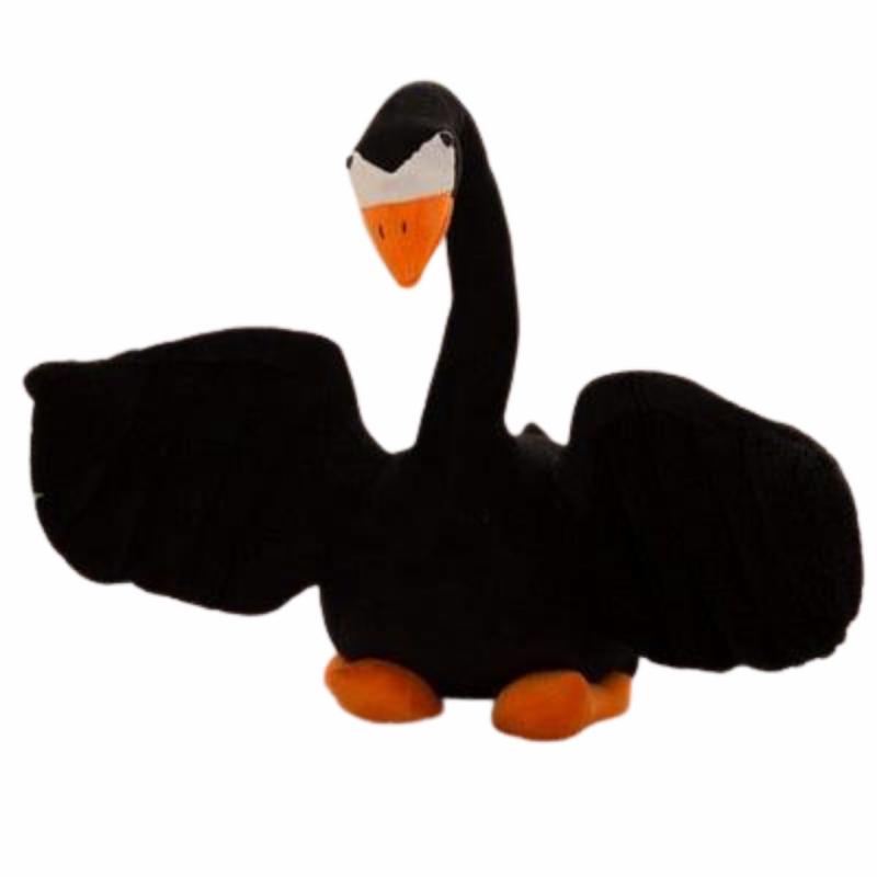 Animals Black Swan Plush Toy 12" | Swan Animals (S) Animals