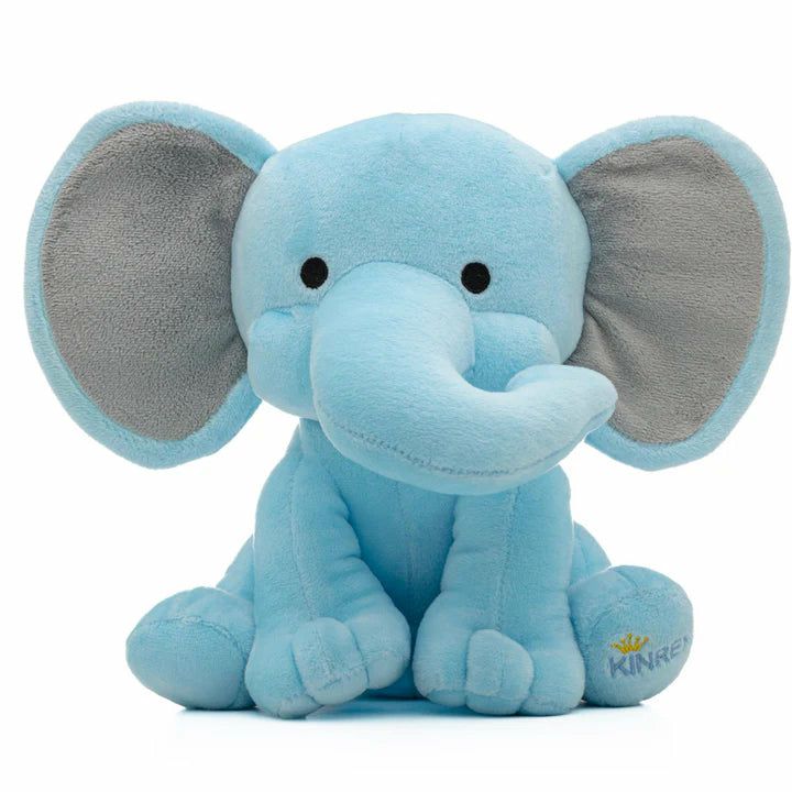 Animals Blue Elephant Stuffed Animal – Stuff Animal Plush Toy 9" | Elephants Animals (C-E) Animals