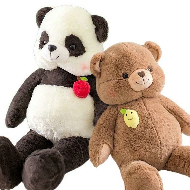 Animals Brown Bear Strawberry Duck Panda Pillow Plush toy | 31In | Teddy Bears Animals (T-Z) Animals