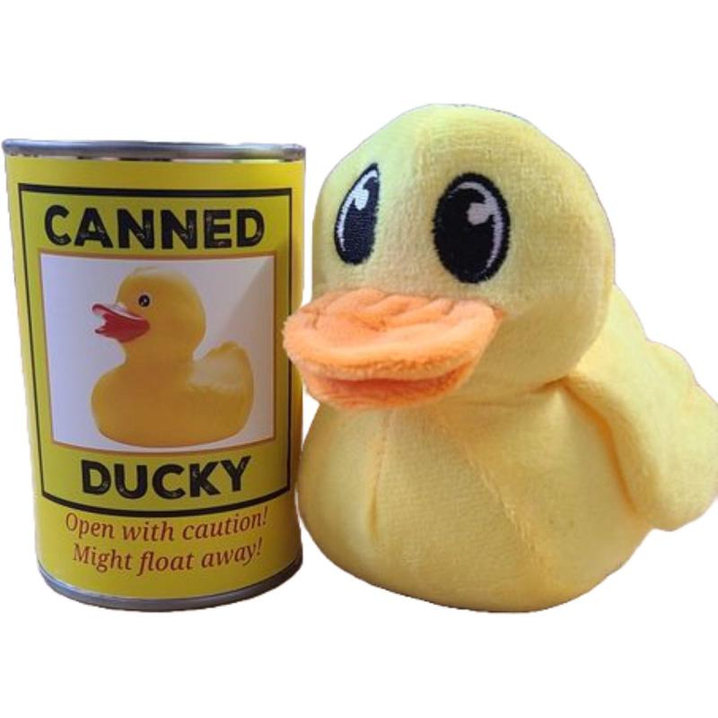 Animals Canned Gifts – Canned Ducky | Plush Rubber Ducky Stuffed Animal | Gift | Ducks Animals (C-E) Animals