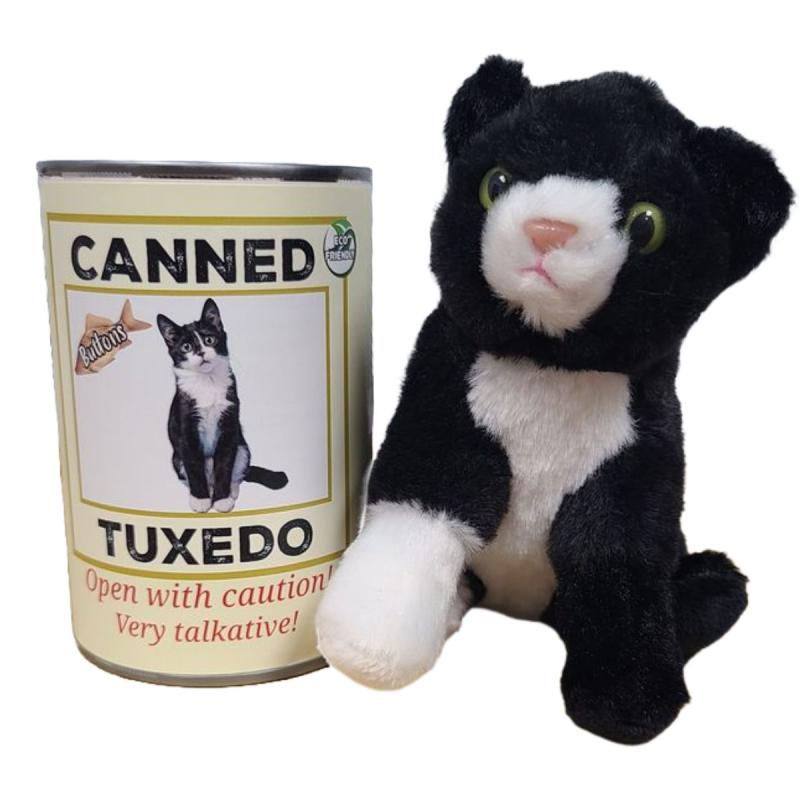 Animals Canned Gifts – Canned Tuxedo – Rescue Cat – Eco-Friendly and Recycled | Cats Animals (C-E) Animals