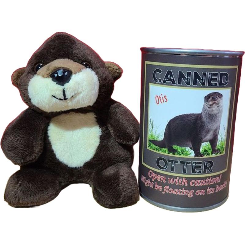 Animals Canned Gifts – Otis the Canned Otter Stuffed Animal Plush w/Funny Jokes | Otters Animals (K-O) Animals