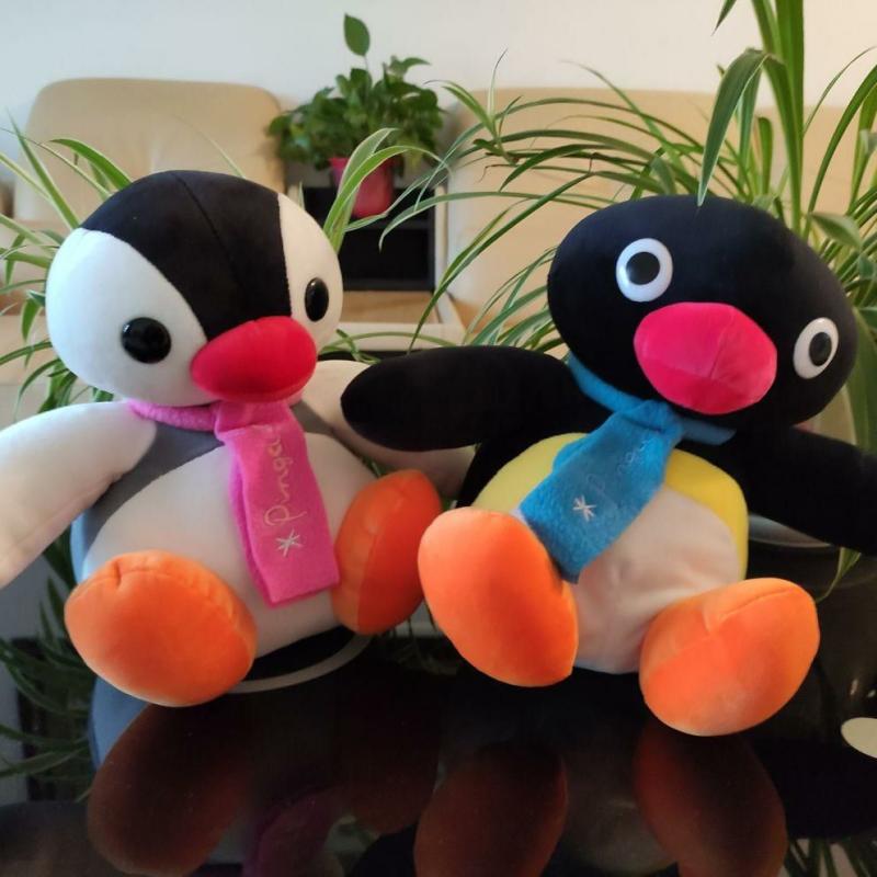 Animals Cartoon Pingu Brother and Sister Penguin High Quality Plush Toys Soft Stuffed Animal Dolls | Penguins Animals (P-R) Animals