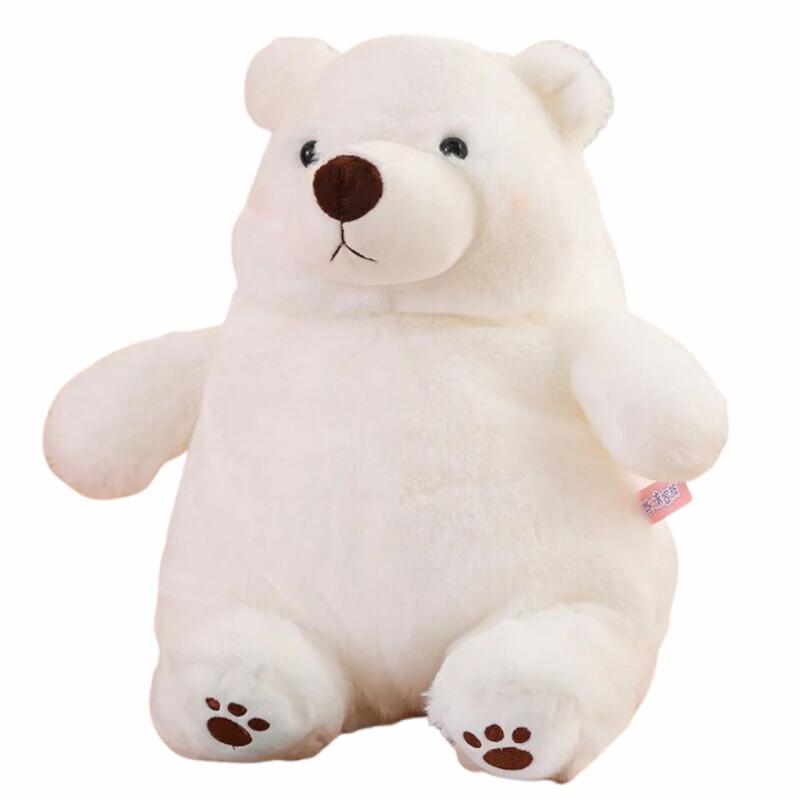 Animals Chubby Polar Bear Plushie | 27cm | Teddy Bears Animals (T-Z) Animals