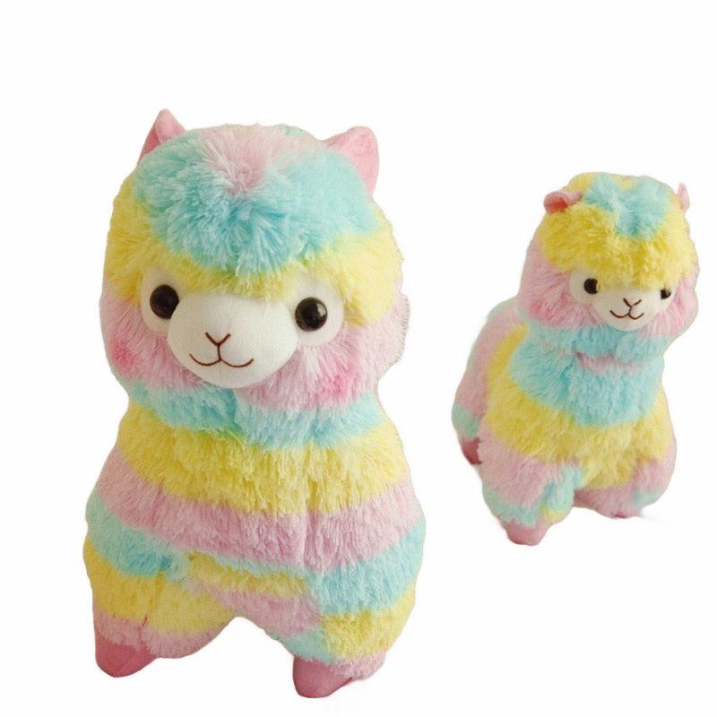 Animals Colorful Alpaca Plush Doll | Llamas Animals (K-O) Animals