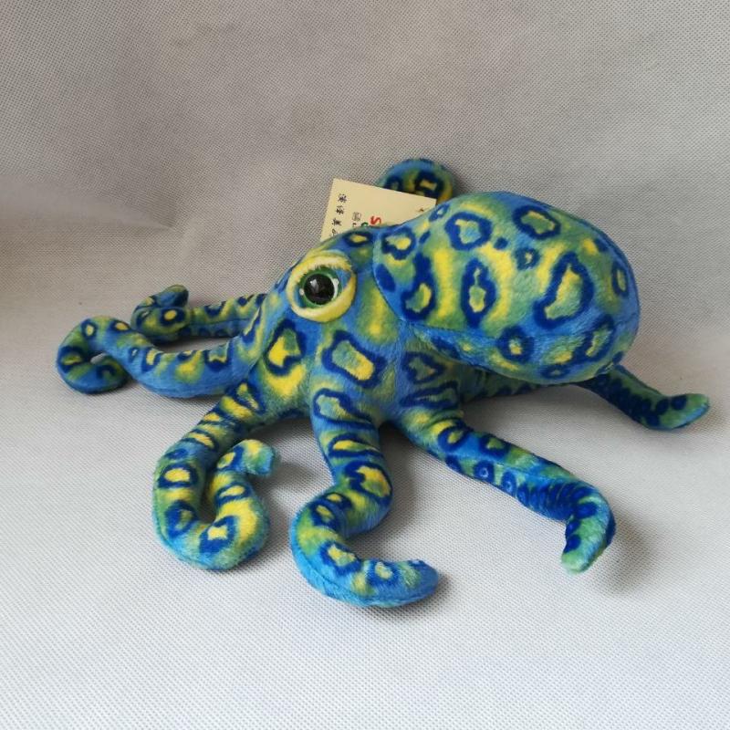 Animals Cool Blue and Yellow Octopus, About 12" | Octopus Animals (K-O) Animals