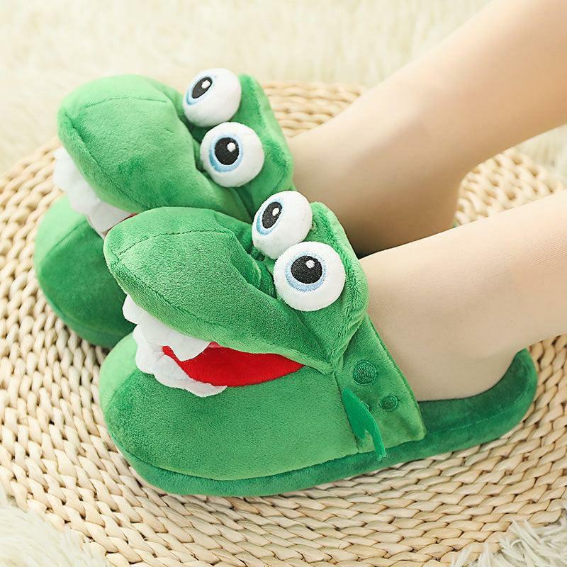 Animals Crocodile Cotton Slippers Mouth Will Move Plush Cute | 36 37 | Crocodiles Animals (C-E) Animals