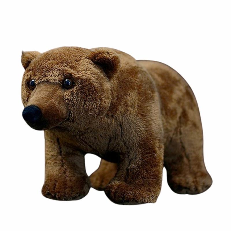 Animals Cuddly Realistic Brown Bear Plushie | Teddy Bears Animals (T-Z) Animals