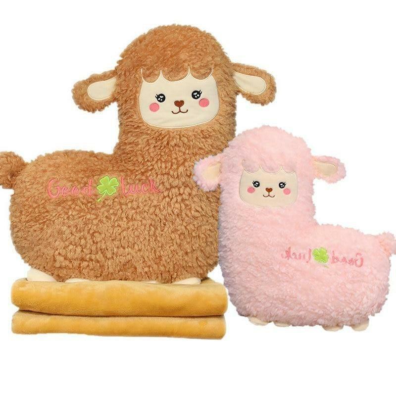 Animals Cute Alpaca Plushie with Blanket | 60cm With Blanket | Llamas Animals (K-O) Animals