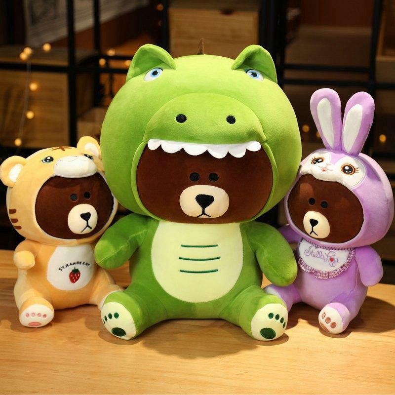 Animals Cute Bear Transform Animals Plush Toy | 21In | Teddy Bears Animals (T-Z) Animals