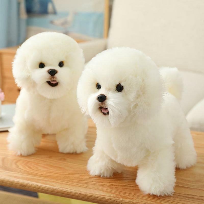 Animals Cute Bichon Frise Dog Plush Toy | Dogs Animals (C-E) Animals