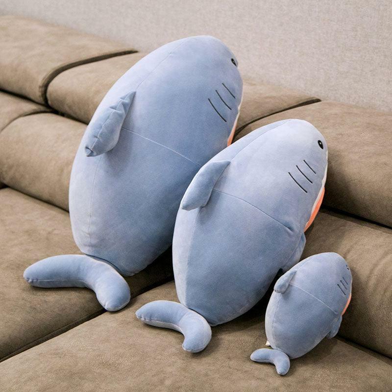 Animals Cute Cat Face Shark Plush Pillows | 23In | Sharks Animals (S) Animals