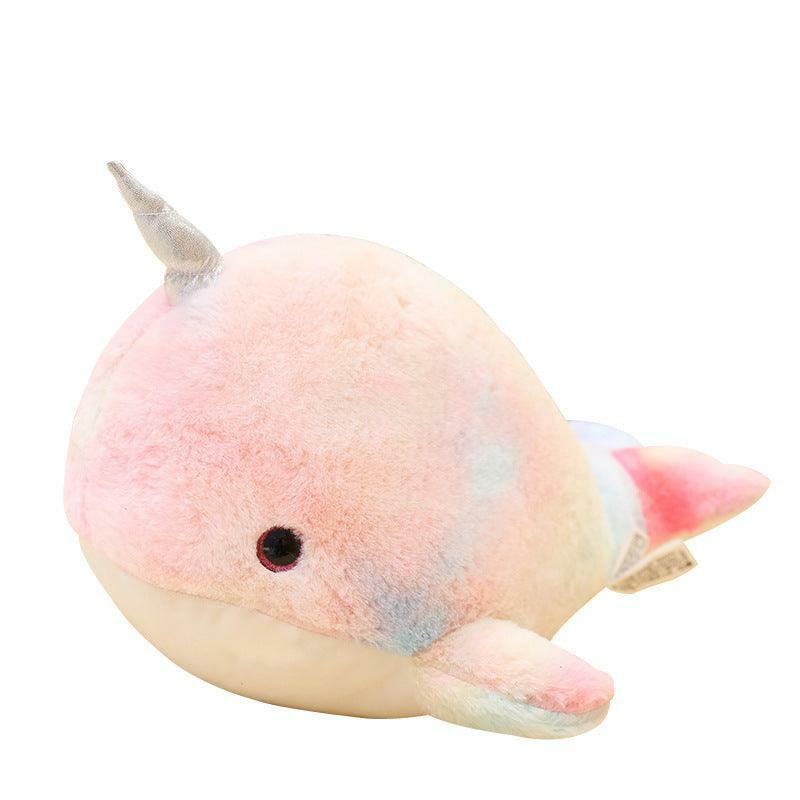 Animals Cute Colorful Whale Unicorn Plush Pillow | About 11In | Whales Animals (T-Z) Animals