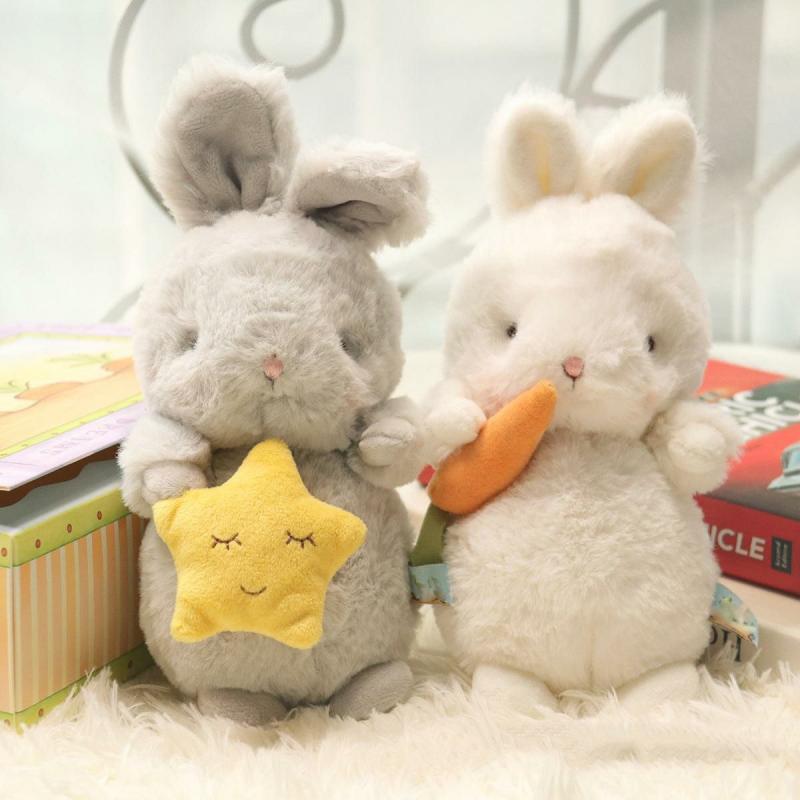 Animals Cute Fluffy Bunny Plushies, Stuffed Soft Baby Appease Toys | Bunnies Animals (A-B) Animals