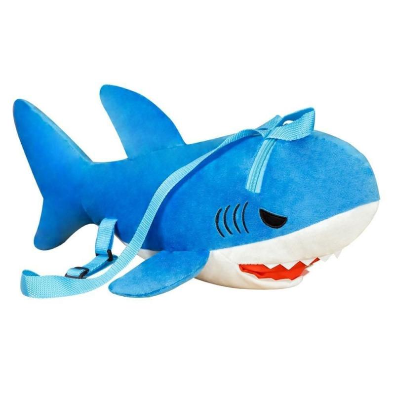 Animals Cute Great White Shark Plush Backpack | Sharks Animals (S) Animals