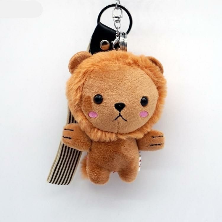 Animals Cute Key Chain Lion Plushie | Lions Animals (K-O) Animals