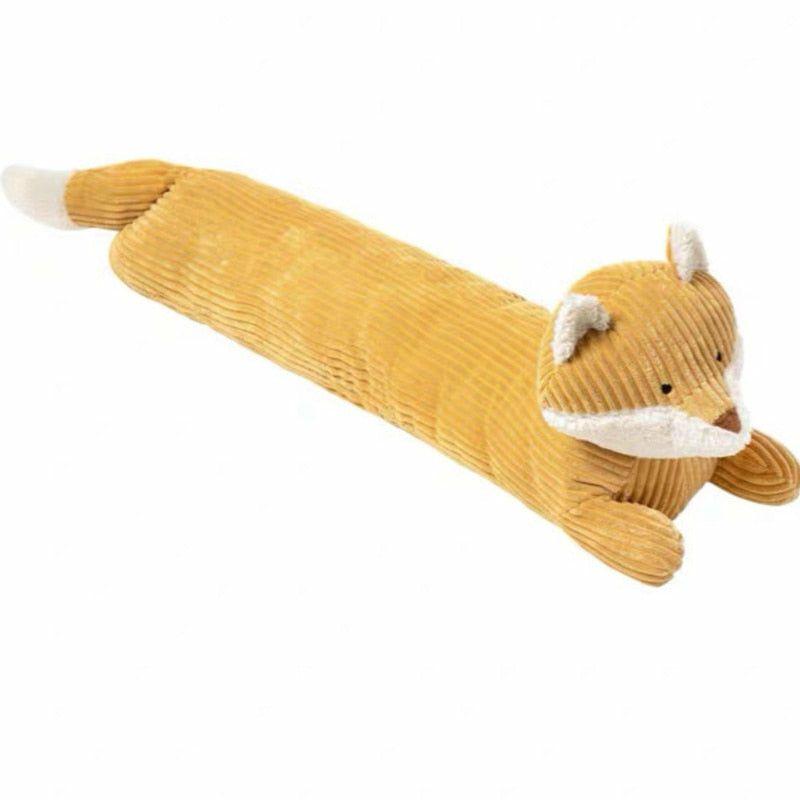 Animals Cute Long Huggable Corduroy Fox Plushie | Fox Animals (F-H) Animals