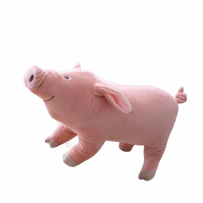 Animals Cute Realistic Curly Tailed Pig Plushie | Pigs Animals (P-R) Animals