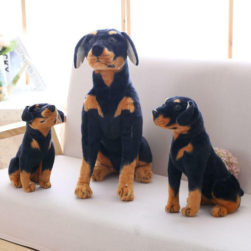 Animals Cute Realistic Rottweiler Dog Plush Toys | 17In | Dogs Animals (C-E) Animals