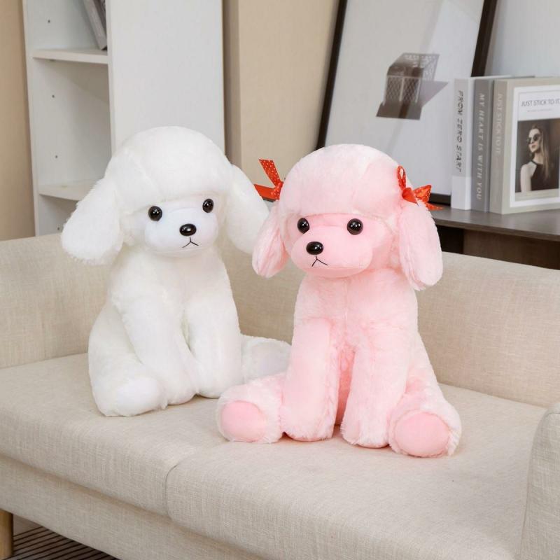 Animals Cute Sitting Poodle Plush Toys | Dogs Animals (C-E) Animals