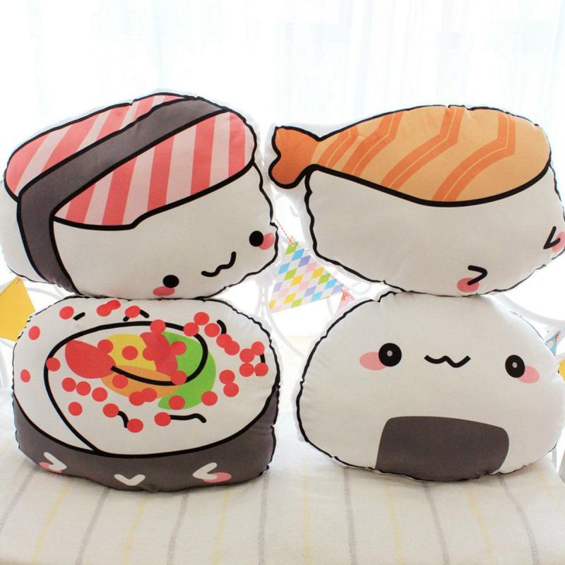 Animals Cute Sushi Salmon Rice Ball Plush Toys | 45 x 40cm | Fish Animals (F-H) Animals