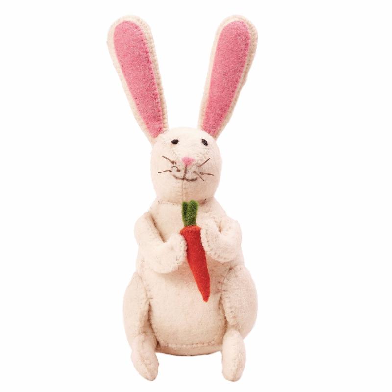 Animals Easter Bunny in Hand Felted Wool | Bunnies Animals (A-B) Animals