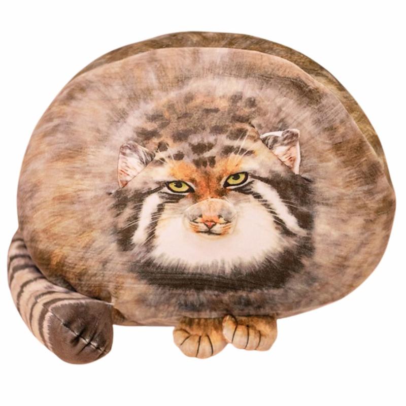 Animals Fat Cat Printed Pillow | 12In | Cats Animals (C-E) Animals